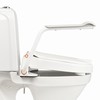 Etac Hi-Loo fastmonteret toiletforhøjer, skråtstillet m/armlæn