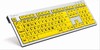 LogicKeyboard - Sort på Gul LogicKeyboard - Sort på Gul