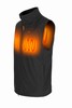 Varmevest - Batteriopvarmet vest - Unisex - Sort softshell
