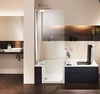 Twinline 2 - badekar med lav indstigning og brusezone