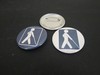 Bl� badge m. n�l