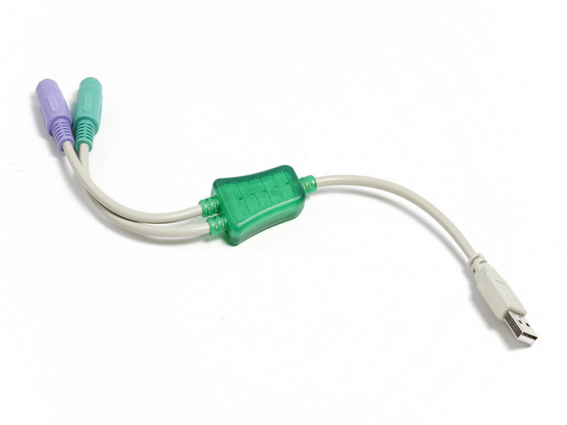 Hjælpemiddelbasen PS/2 til USB adapter fra Jadea