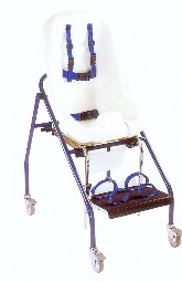 Chailey toiletstol  - eksempel fra produktgruppen toiletstole med hjul, ikke højdeindstillelige