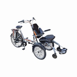 O-Pair m. 8 gear hydraulisk bremse  - eksempel fra produktgruppen cykler med aftagelig kørestol i front