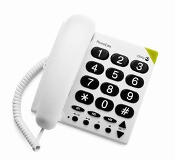 Fastnettelefon PhoneEasy 311C  - eksempel fra produktgruppen stationære fastnettelefoner
