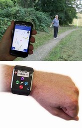 GPS Care Tracker til opsporing af demente (armbåndsur)