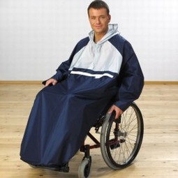 Regntøj til kørestolsbruger