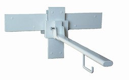 Alpha Armstøtte - Højde- og side regulerbar u/brug af værktøj  - eksempel fra produktgruppen toiletstøtter, vægmonterede