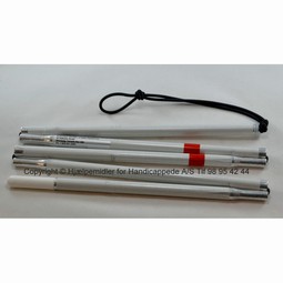 Markeringsstok Guide-Cane, Aluminium 5-delt