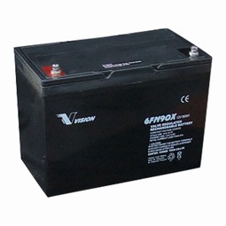 Vision Blybatteri 12 volt 90Ah til Elscooter & kørestole