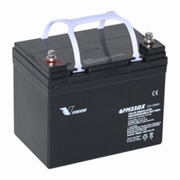 Vision Blybatteri 12 volt 33Ah til Elscooter & kørestole