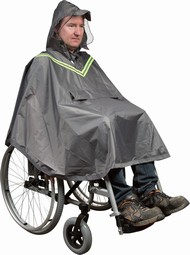 Regnslag for kørestolsbruger  - eksempel fra produktgruppen regntøj