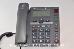 PowerTel 96 forstærkertelefon m/indbygget telespole  - eksempel fra produktgruppen stationære fastnettelefoner