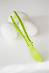 Æggepiller, 2 stk (1 stk limegrøn og 1 stk hvid)  - eksempel fra produktgruppen andre hjælpemidler til at rense og skrælle med