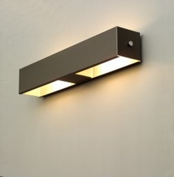 Dobbelt Lyskasse, væglampe  - eksempel fra produktgruppen væglamper