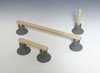 Handle with suction cups