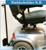 Stokkeholder K.B.  - example from the product group holders for transport of walking aids