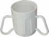 Beaker with adjustable handles