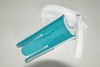 Applier for socks and pantyhoses - with terry cloth/nylon