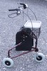 Rollator, 3-wheeled, red - example from the product group rollators with three wheels Rollator, 3-wheeled, red - example from the product group rollators with three wheels