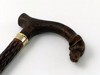 Walking stick with dog on the handle Walking stick with dog on the handle