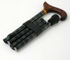 Foldable walking stick, plaid Foldable walking stick, plaid