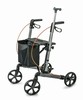 Crutch holder for walker