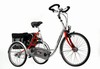City bike with three wheels City bike with three wheels