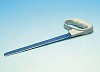 Reflex bread knife with wavy edge