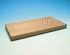 Chopping board with nails