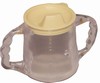 Beaker with spout and two handles