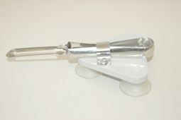 Potato peeler with suction cups