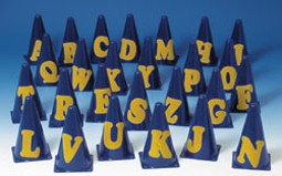 Cone set, numbers/letters