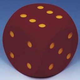 Giant dice, 30x30 cm  - example from the product group board games, dice games and accessories