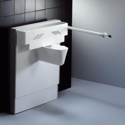 Wash basin bracket, height adjustable (electric)