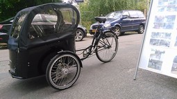 Mr. Pedersen Carrier bike for transport of children, electric motor