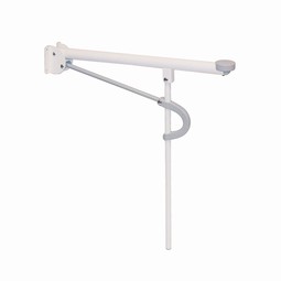 Etac OptimaL, toilet arm support with supporting leg  - example from the product group toilet arm supports, wall mounted