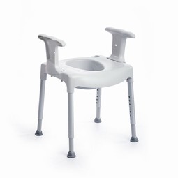 Etac Swift Freestanding toilet seat raiser  - example from the product group raised toilet seats mounted on frame