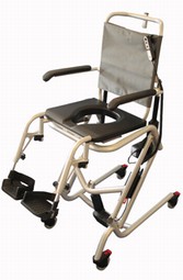 Borringia Rise IIIS, Shower & Commode chair. Electr. Elevation & Tilt