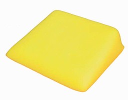 SAFE Med pressure relieving sit wedge,side support no. 106 Yellow soft