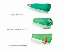 Easy-Slide Caran sock aid with open/closed toe and Easy-off sock aid