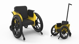 Trippel minikørestol - gåkørestol til helt små børn