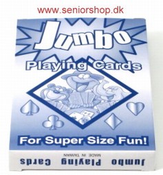 Jumbosized playing cards