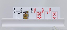 Playing card holder, white