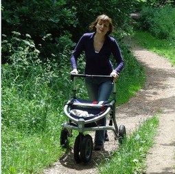 Off Road Walker - Trionic Veloped Rollator  - example from the product group rollators with three wheels