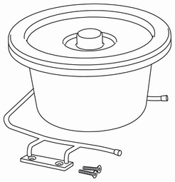 PLUS Commode pan holder with commode pan