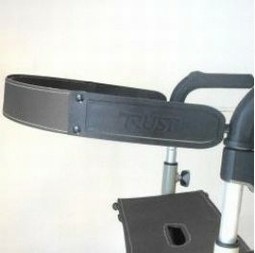Back Support to Lets Go Out Rollator  - example from the product group accessories for assistive products for walking to provide support for specific body parts