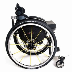 CSEI Carbon Wheelchair with disc brakes