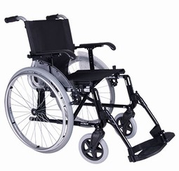 Line alumnium wheelchair with big rear wheels