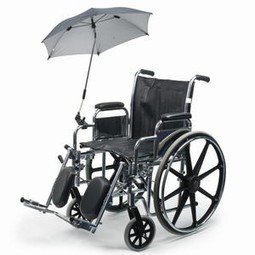Umbrella for wheel chair/rollator